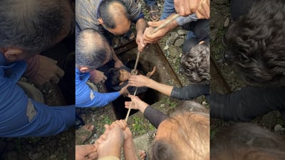 منداڵێکی 8 ساڵان لە ناو بیرێکی 15 مەتری رزگارکرا