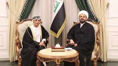 ممثل الأمم المتحدة في ضيافة أمين العصائب ونقاش حول تداعيات الأوضاع الإقليمية