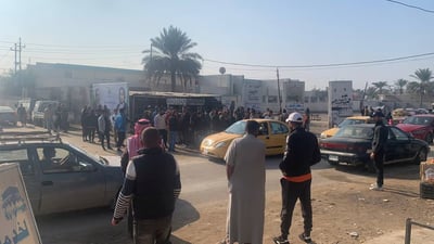 Voter turnout and enthusiasm varies at polling centers in southern Baghdad