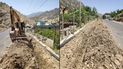 دوو پڕۆژەی ئاودێری لە بناری قەندیل  و دۆڵی پڵنگان جێبەجێ دەکرێن