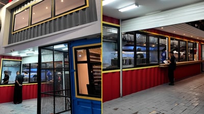 فيديو: حاويات البحر في النجف تتحول إلى مطعم.. الزبائن تحمسوا للتجربة