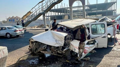 حادث مأساوي في الزبير.. تهشم “بيك أب” ومصرع سائقها بعد اصطدامه بخرسانة جسر