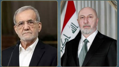 جەژنە پیرۆزە و سەردان؛ سەرۆک کۆماری ئێران و عێراق قسەیانکرد
