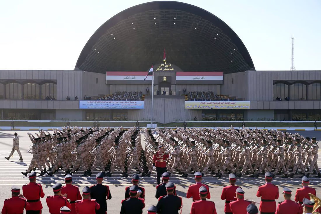 PM attends Iraqi army’s 103rd anniversary parade