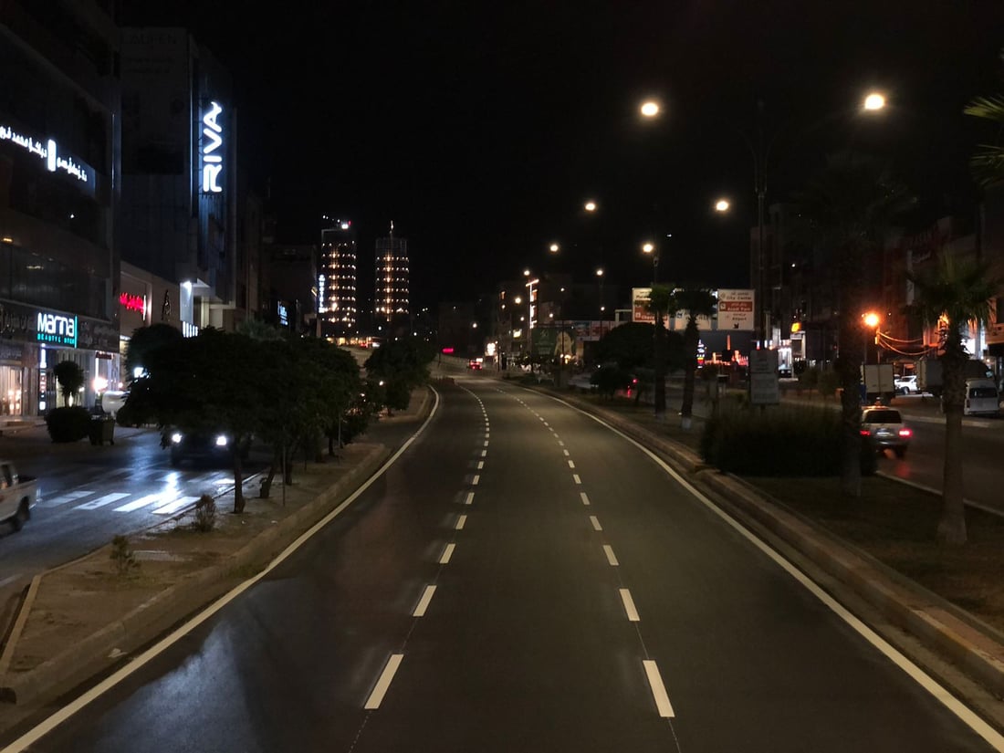 شەقامەكانی سلێمانی رەنگ دەكرێنەوە