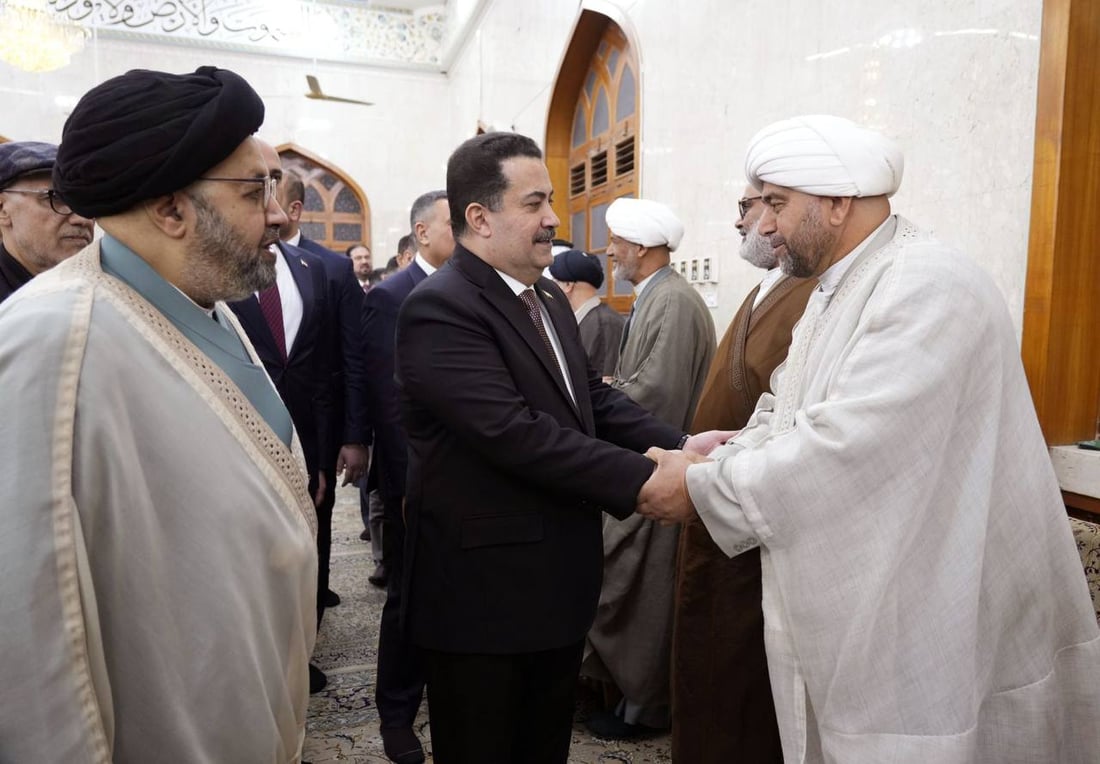 البصرة: السوداني في ديوان زعيم الشيخية وكل الوجهاء حضروا (صور)