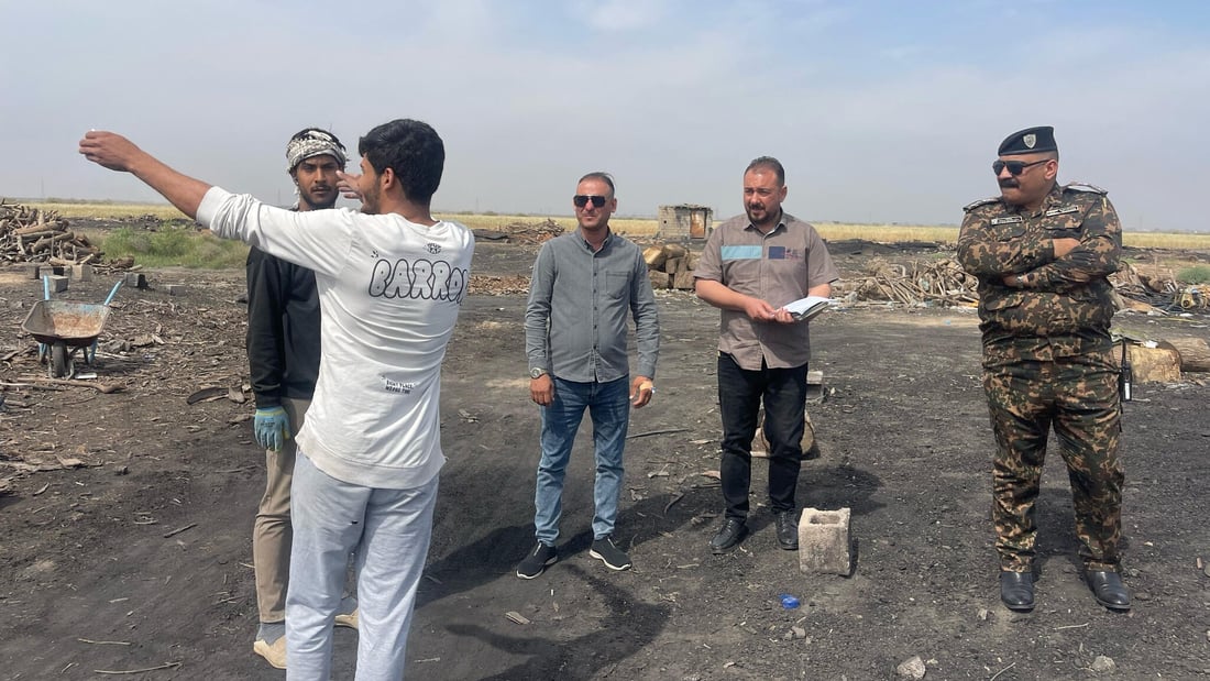 بيئة ديالى تغلق جميع “كور” الفحم غير المرخصة