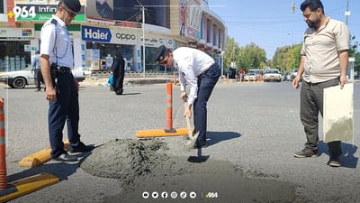 پۆلیسی هاتوچۆ چاڵی شەقامەکان پڕدەکەنەوە