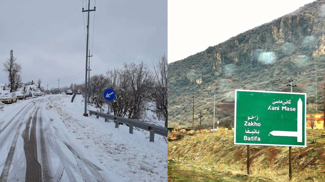 شەپۆلێکی چڕی بەفر و باران هەرێمی کوردستان دەگرێتەوە