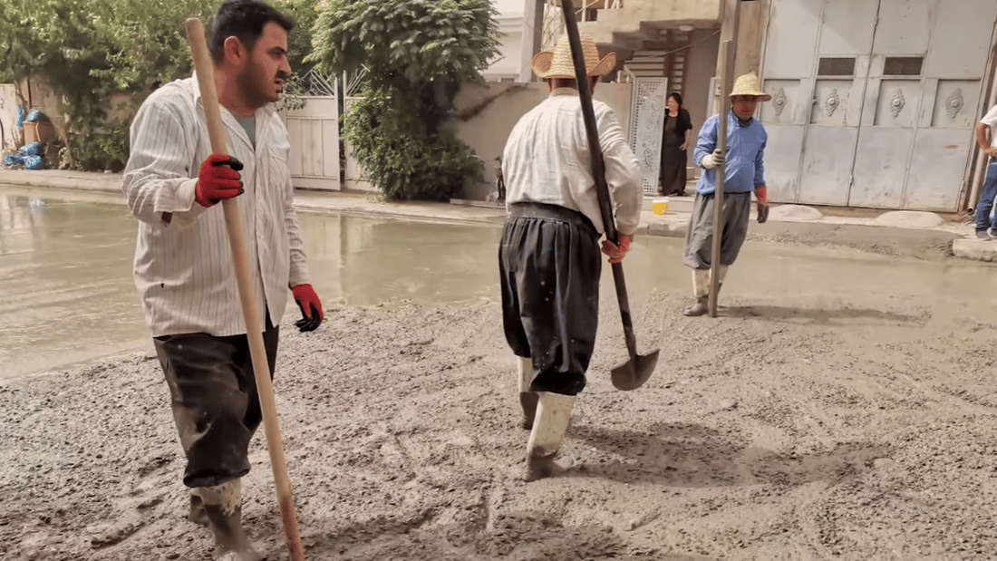 چەند كۆڵانێك لە عەربەت و سەیدسادق کۆنکرێتکران