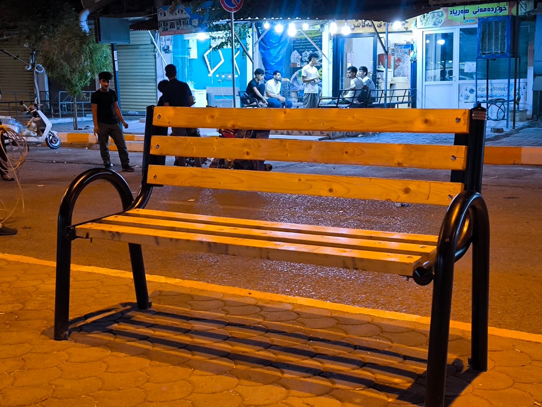 چەند گەنجێکی خۆبەخش بازاڕی سیروانیەکانی قەزای شارەزووریان نوێکردەوە