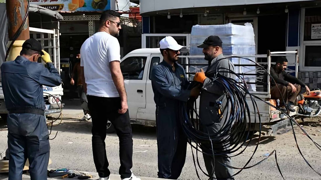 هەڵمەتی چاککردن و گۆڕینی محاویلە و کێبڵ و ستوونەکان دەستیپێکرد