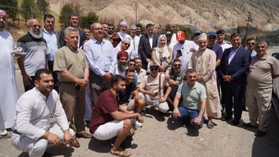 كردستان تفتح للخليج مواقعها السياحية.. الرحالة وممثلو الشركات وصلوا دوكان