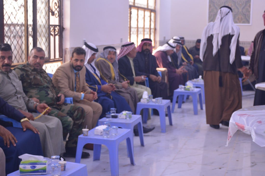 الشيخ أحمد مجباس الثامر يدلي بأول تصريح بعد اختياره زعيماً لـ “آلبوحشمة”