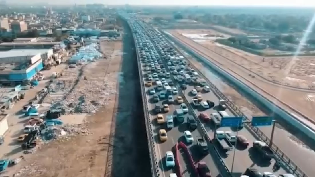 زخم مروري كبير على 