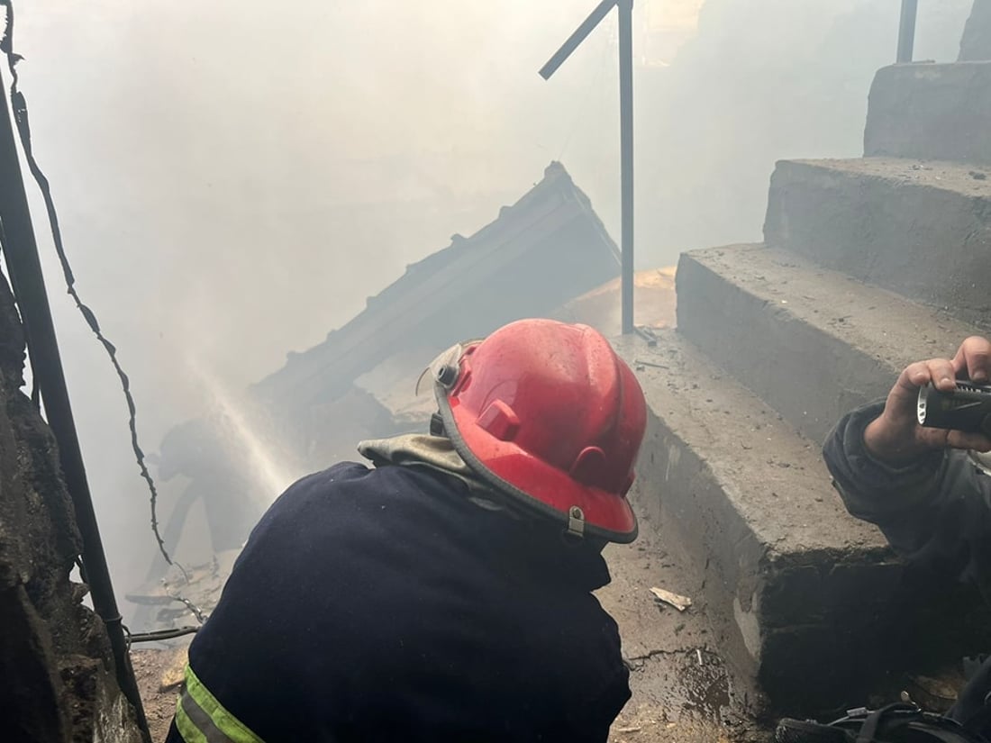 Fire extinguished at multi-story commercial building in Baghdad’s Shorja district