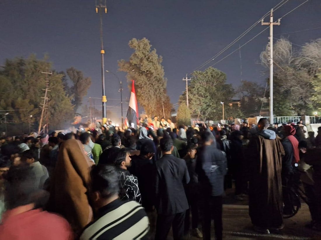 مظاهرة أخرى في الديوانية.. احتجاج غماس مجدول كل ليلة و”لا سياسة”