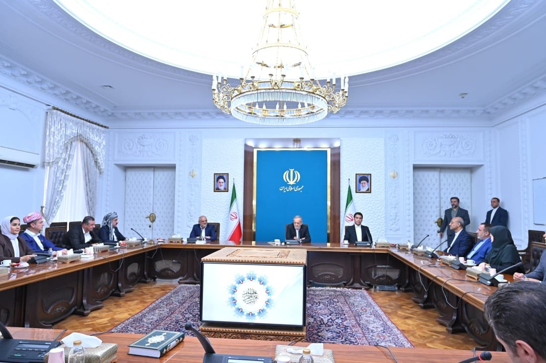 پارێزگارەکانى هەرێم و سەرۆک کۆمارى ئێران کۆبوونەوە