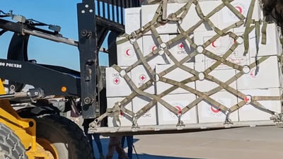 كێ هاوكارییه‌كانی عێراقی گه‌یانده‌ غه‌زه‌؟