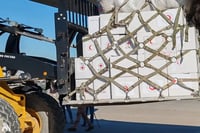 كێ هاوكارییه‌كانی عێراقی گه‌یانده‌ غه‌زه‌؟