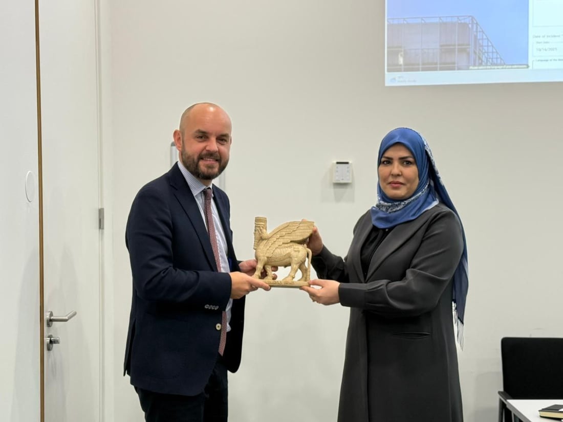 صور: نيسان الزاير في لاهاي لكسب خبرات من المحكمة الدولية