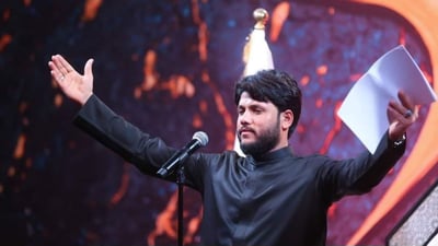 مرتضى حرب ينافس باسم الكربلائي.. شعبية جارفة في قاعة “نرجس” بالمشتل (فيديو)