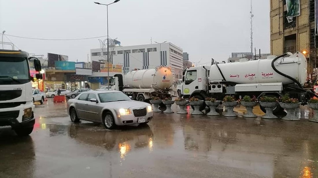 واسط: الأمطار تطفئ صراع الحكومة وزارعي الحنطة.. وتقطع الماء والكهرباء
