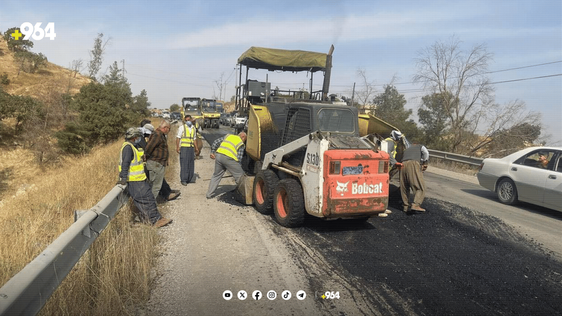 رێگای نێوان دەربەندیخان – چنارە نۆژەنکرایەوە