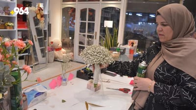 Um Amir’s flower shop blossoms in Balad