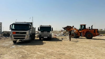 ئەو بارهەڵگرانەی خۆڵ و خاشاکیان لە گەڕەکی نیشتمانی هەولێر فڕێدابوو دەستیان بەسەرداگیرا