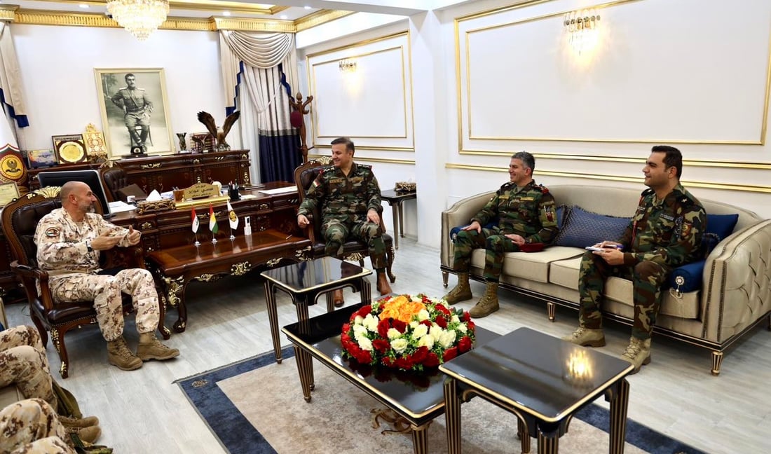 ئیتاڵیا فەرماندەی هێزەکانی لە هەرێمی کوردستان گۆڕی