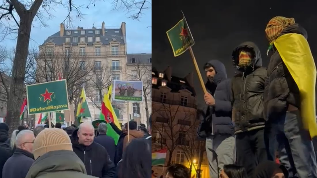 لەناو دڵی فەرەنسا هاوار بۆ رۆژئاوا دەکەن: جۆلانی تیرۆریستە