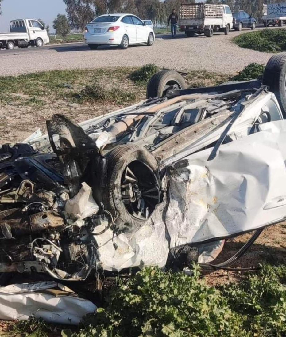 ديالى: اصطدام سيارتين على طريق دلي عباس.. قتيلان وجرحى