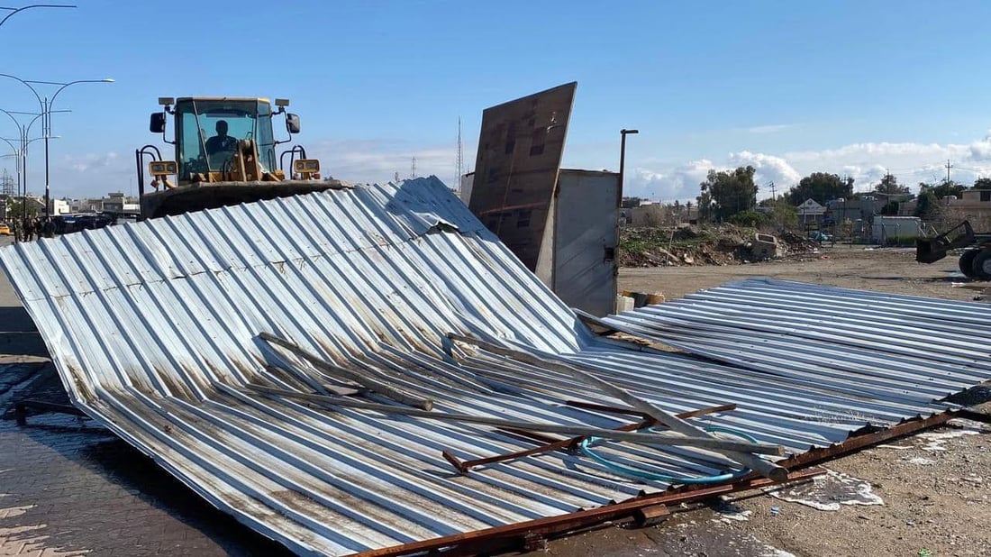 لە کەرکوک تابلۆ و ریکلامی بێ مۆڵەت لە شەقام و شۆستەکان لادەبرێن