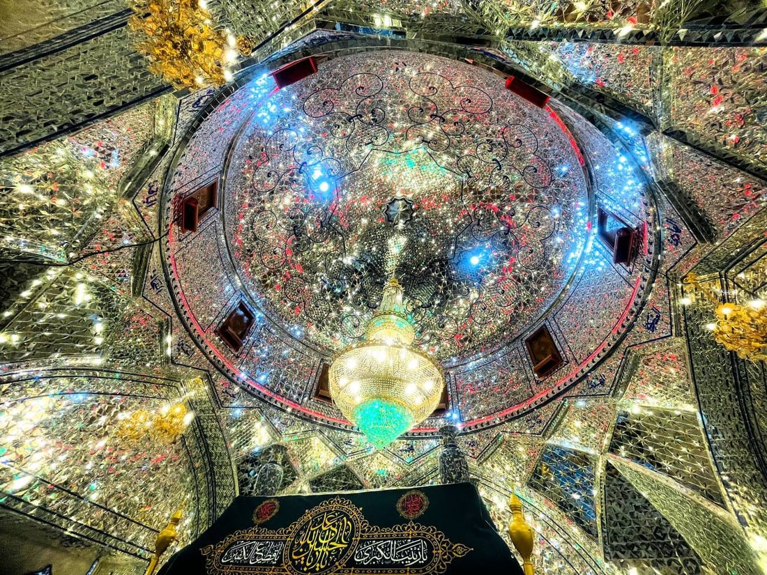 فيديو من شمال البصرة: مرقد أحمد بن علي يستعد لاستقبال أكثر من 100 موكب عزاء