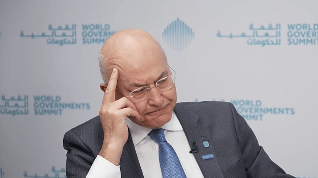برهم صالح يدعو لضبط النفس بعد تصاعد حدة الصراع في الشرق الأوسط