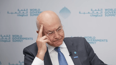 برهم صالح يدعو لضبط النفس بعد تصاعد حدة الصراع في الشرق الأوسط