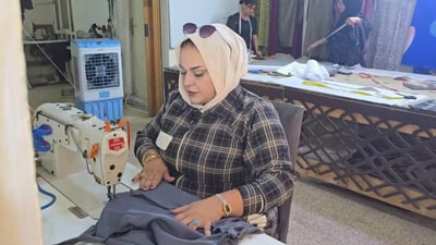 Baghdad-born seamstress empowers women in Mosul with free sewing workshops