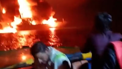 فيديو: العراق يسعف البحارة الأجانب بعد قصف بواخر النفط