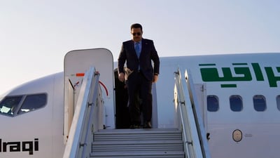 محەمەد شیاع سوودانی و تەیف سامی به‌ره‌و دهۆك به‌ڕێكه‌وتن