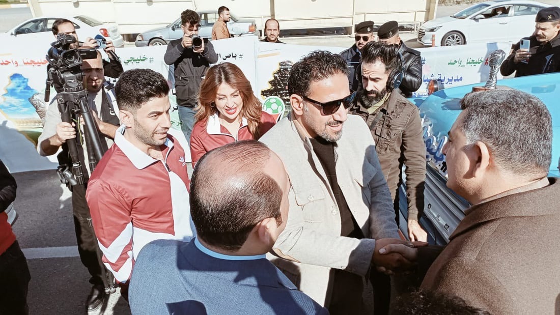 “باص” خليجي 25 يصل إلى الأنبار.. من هيت الى الحبانية