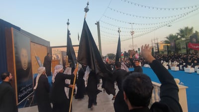فيديو: بيرق الحسين يرفرف على شاطئ الخليج.. مراسم خاصة في الفاو