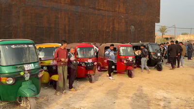 Baqubah tuk-tuk market grows as import curbs push prices higher