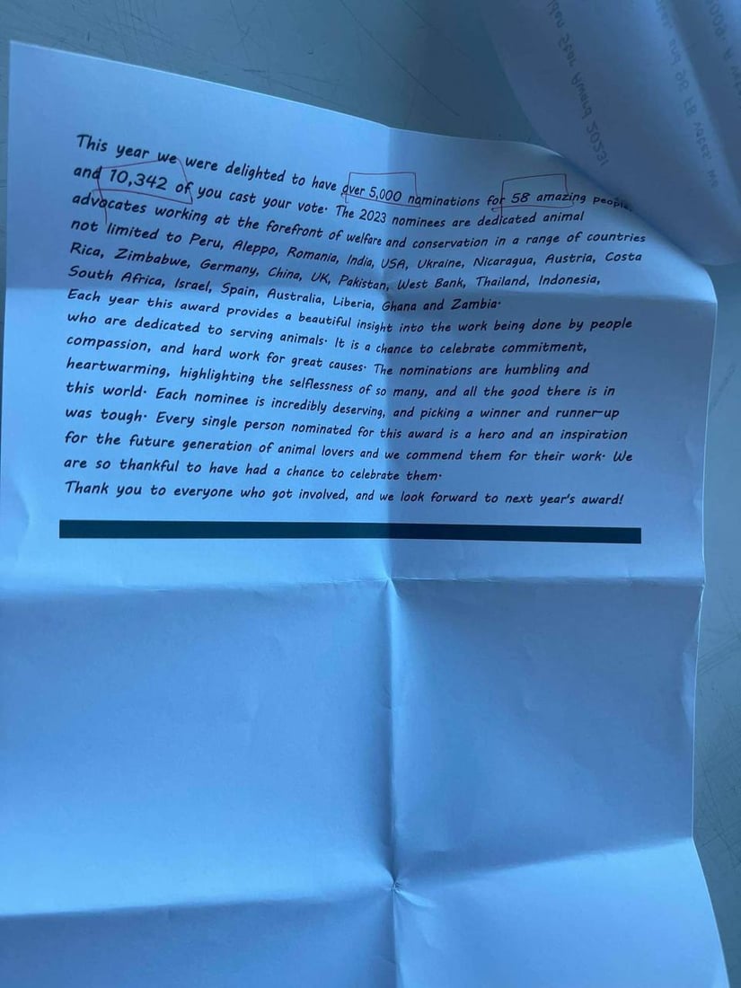 دكتور “سليمان” من دهوك حصد جائزة “Worldwide Vets” العالمية (صور)