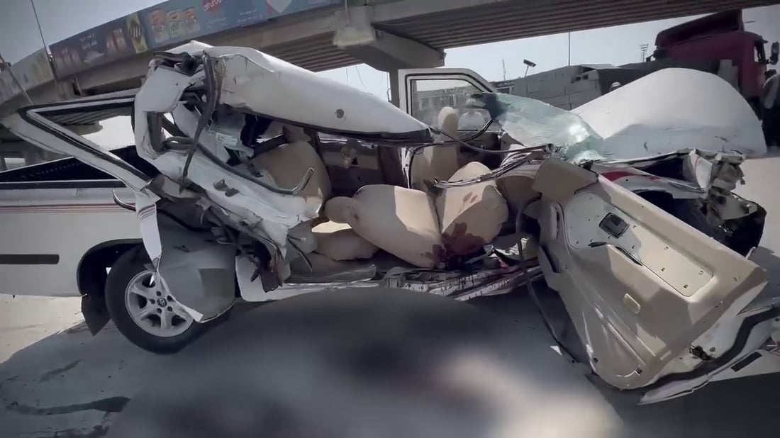 فيديو: حادث مروع على طريق كركوك – أربيل يودي بحياة شخص ويخلف 3 مصابين