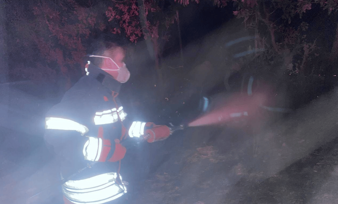 لە سنووری دیانا ئاگر لە کێڵگەیەکی پەلەوەر و باخچەیەک کەوتەوە