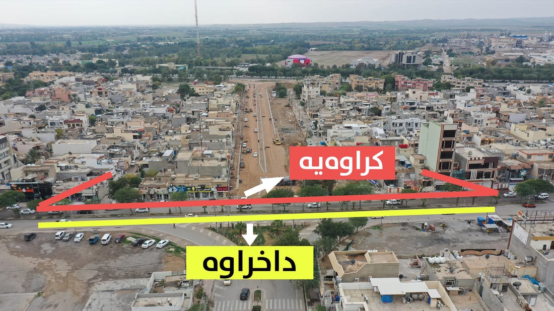 سبەینێ شەقامێکی سەرەکی کەلار دادەخرێت