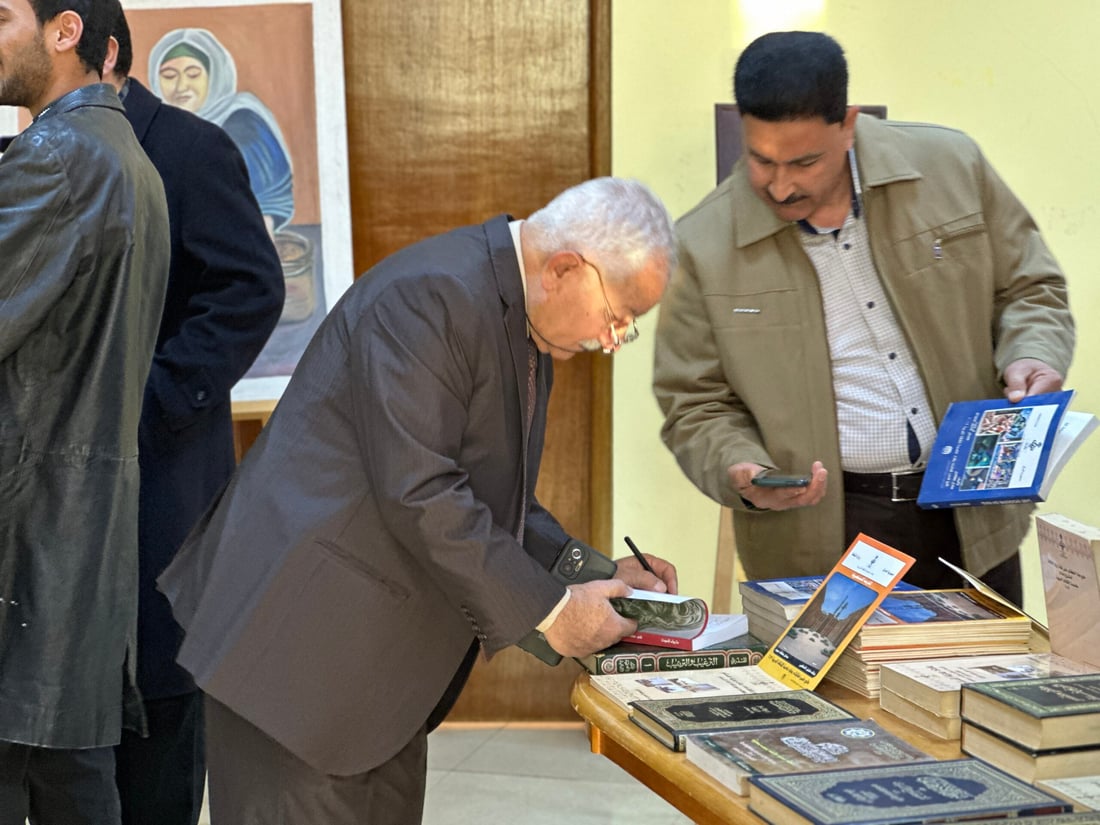حديثة تقرأ تاريخ بغداد بمناسبة يوم اللغة العربية في البيت الثقافي (صور)