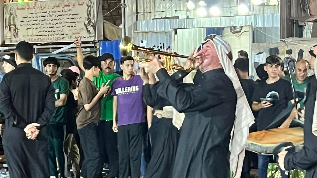الليل في شارع الكفاح البغدادي.. كل المواكب تتجه إلى هنا (صور)
