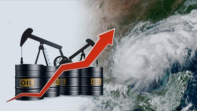 هه‌ڵكردنى زریانێك‌ نرخی نه‌وتى به‌رزكردووه‌ته‌وه‌